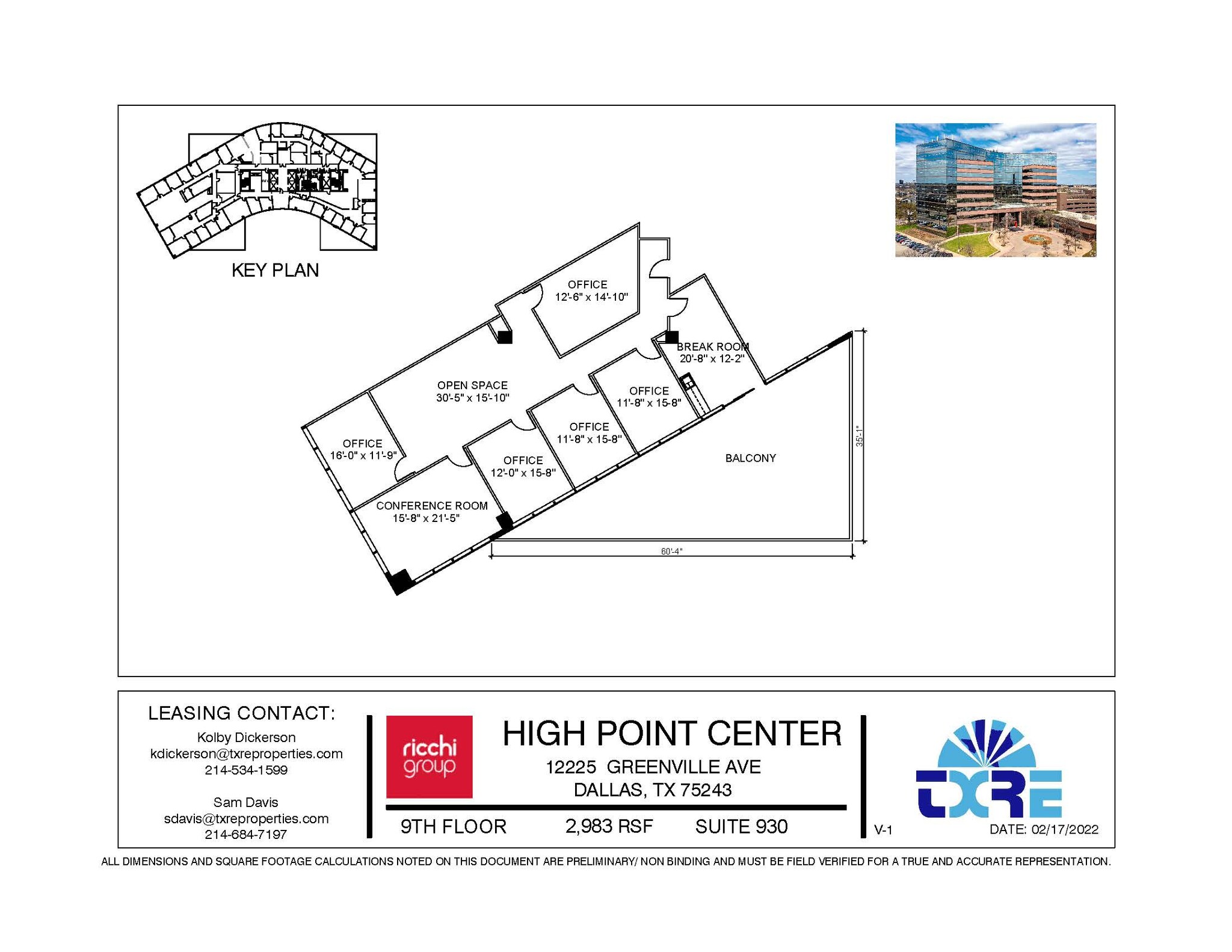 12225 Greenville Ave, Dallas, TX for rent Floor Plan- Image 1 of 1