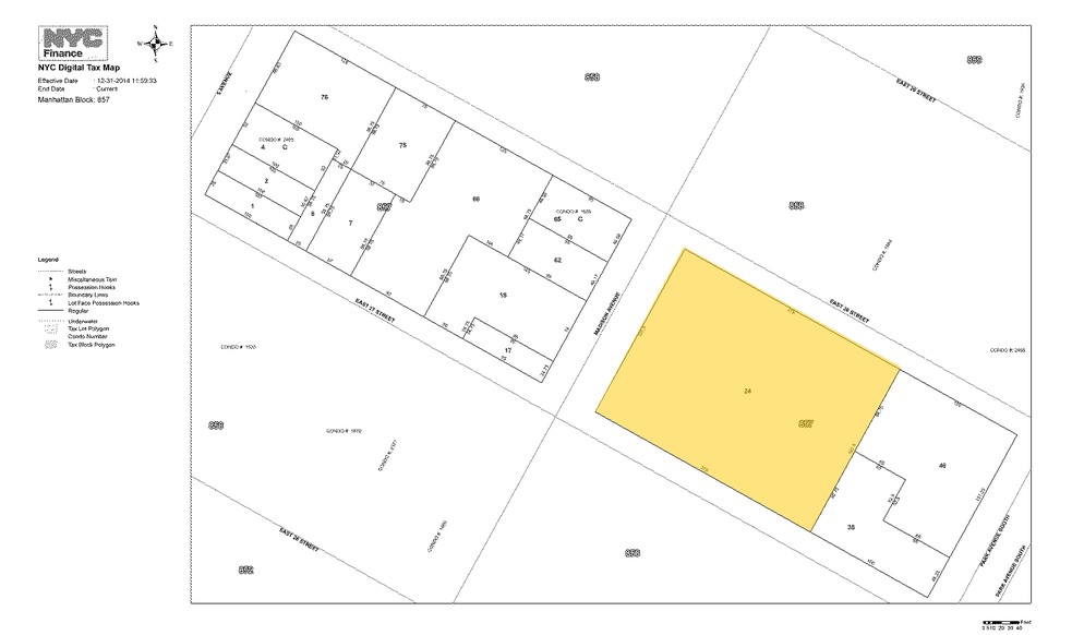 63 Madison Ave, New York, NY for rent - Plat Map - Image 2 of 2