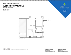 200 Mansell Ct E, Roswell, GA for rent Floor Plan- Image 1 of 1