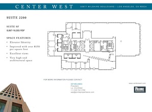 10877 Wilshire Blvd, Los Angeles, CA for rent Site Plan- Image 1 of 1