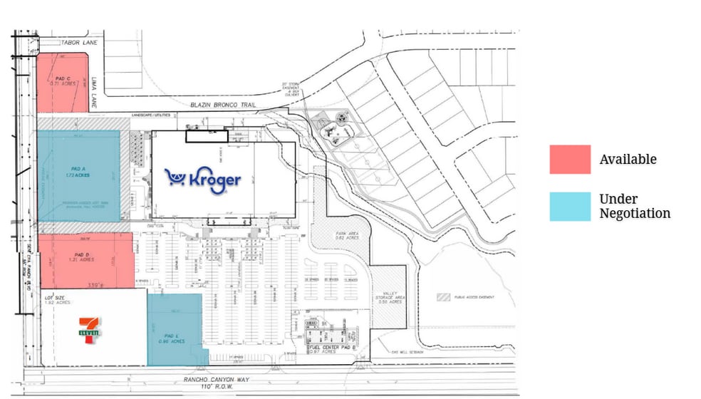 Sendera Ranch Blvd & Rancho Canyon Way, Haslet, TX to rent - Site Plan - Image 3 of 6