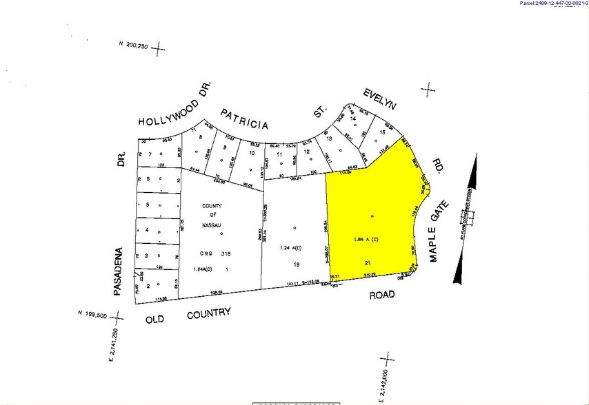 700-760 Old Country Rd, Plainview, NY for rent - Plat Map - Image 3 of 3