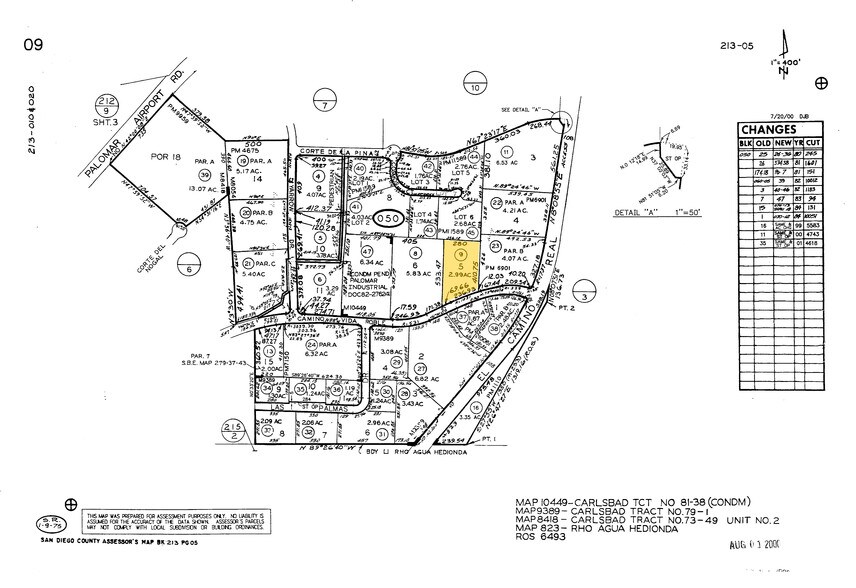 2350 Camino Vida Roble, Carlsbad, CA for rent - Plat Map - Image 3 of 10