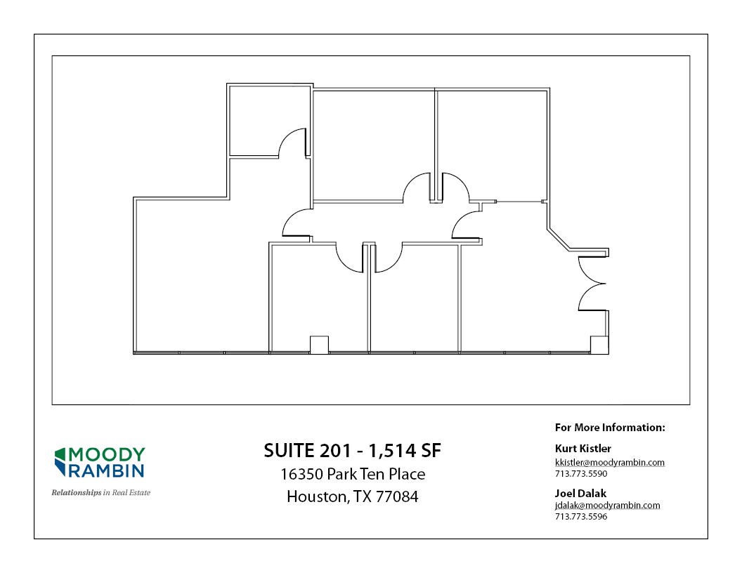 16350 Park Ten Place Dr, Houston, TX for rent Floor Plan- Image 1 of 1