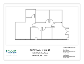 16350 Park Ten Place Dr, Houston, TX for rent Floor Plan- Image 1 of 1