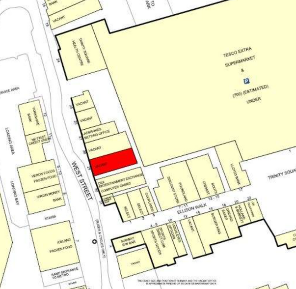 Trinity Sq, Gateshead for rent - Goad Map - Image 2 of 2