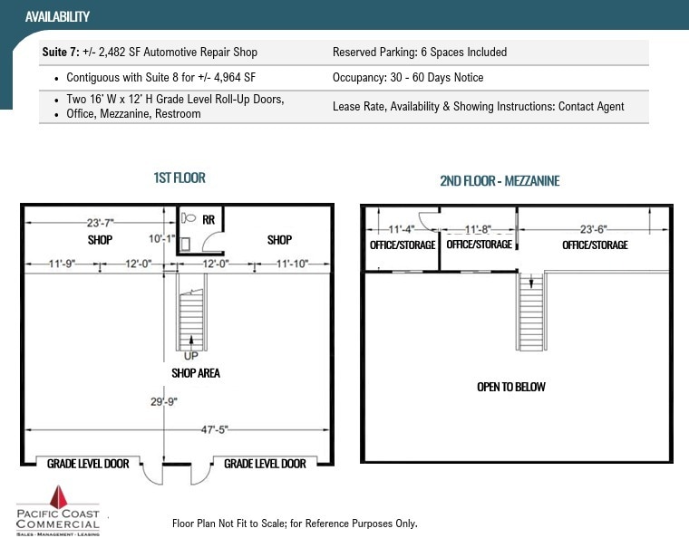 7645 Carroll Rd, San Diego, CA to rent Floor Plan- Image 1 of 1