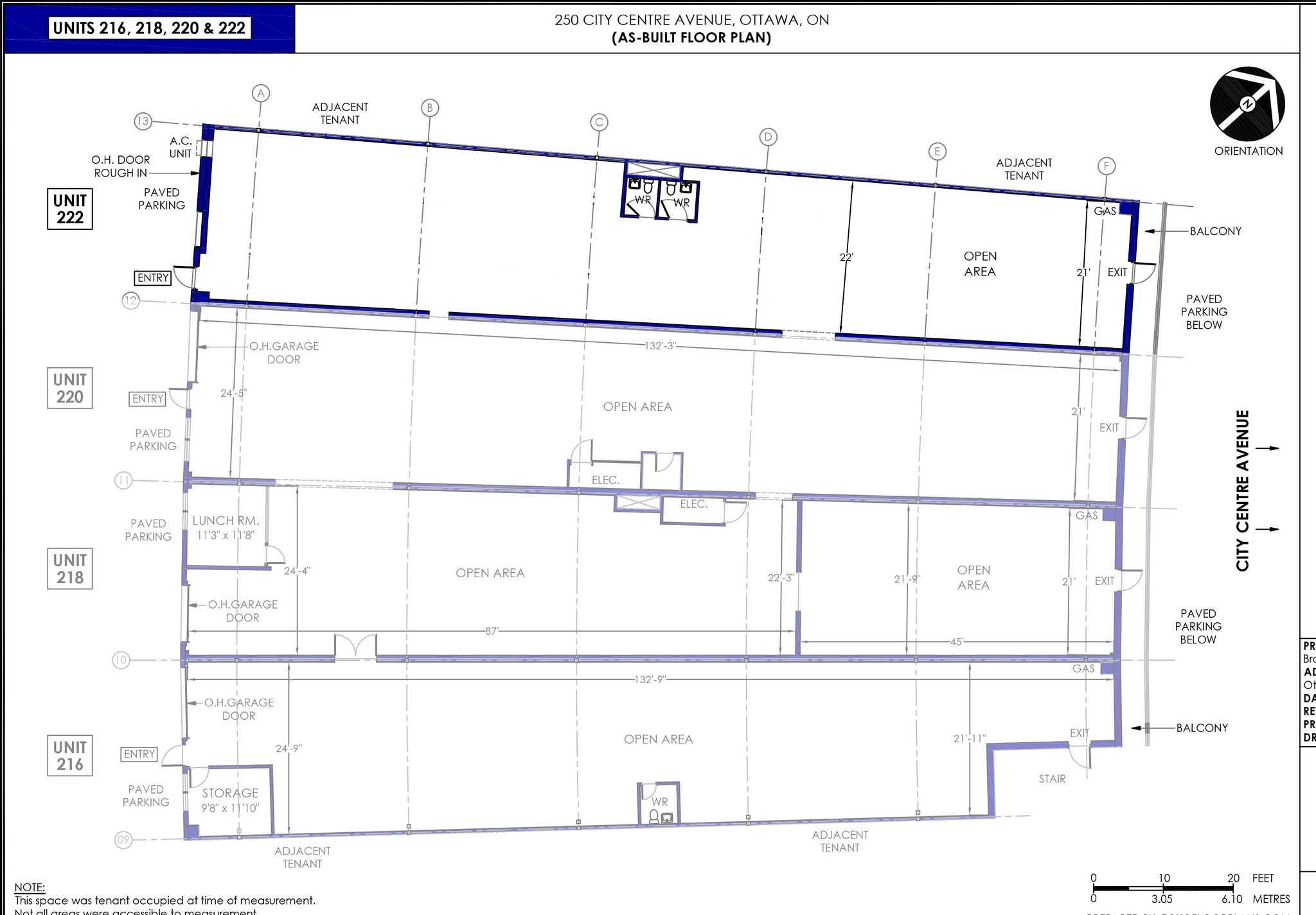 250 City Centre Ave, Ottawa, ON to rent Floor Plan- Image 1 of 6