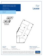 3000 Wilcrest Dr, Houston, TX for rent Floor Plan- Image 1 of 2