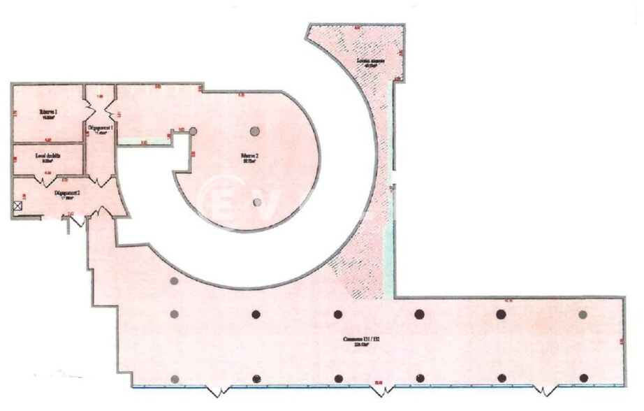 Office in Nanterre to rent - Floor Plan - Image 3 of 3
