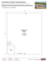 2800 W Division St, Arlington, TX for rent Site Plan- Image 2 of 2