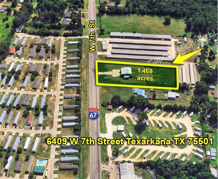 6409 W 7th St, Texarkana, TX for sale - Aerial - Image 1 of 1