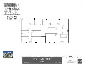 5850 San Felipe St, Houston, TX for rent Site Plan- Image 1 of 1