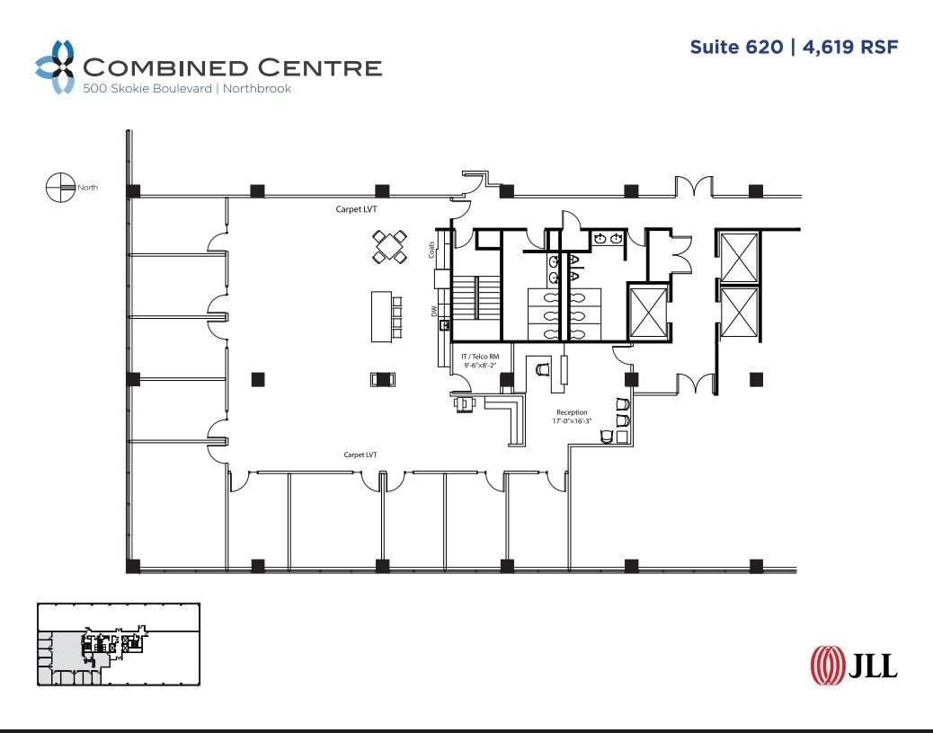 707 Skokie Blvd, Northbrook, IL to rent Floor Plan- Image 1 of 1