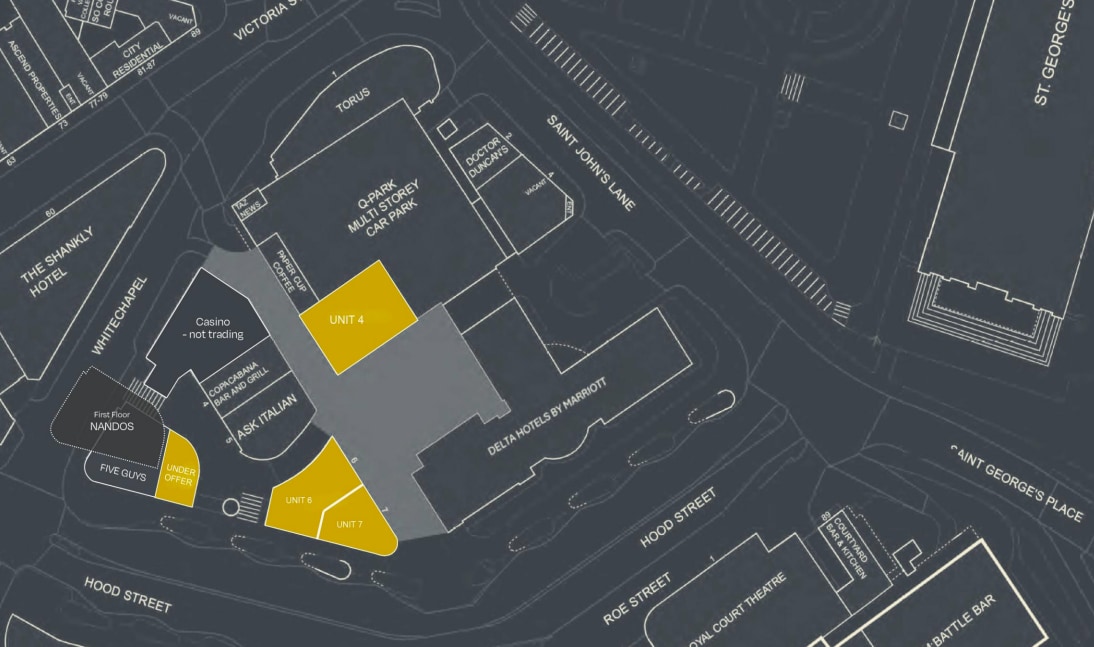 4 Queen Sq, Liverpool to rent Plat Map- Image 1 of 1