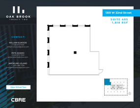 1301 W 22nd St, Oak Brook, IL for rent Floor Plan- Image 1 of 1