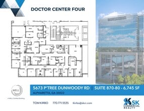 5673 Peachtree Dunwoody Rd NE, Atlanta, GA for rent Site Plan- Image 2 of 3