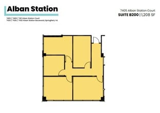 7426-7432 Alban Station Blvd, Springfield, VA to rent Floor Plan- Image 1 of 1