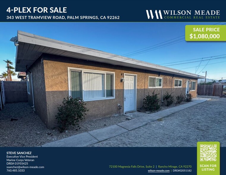 343 W Tramview Rd, Palm Springs, CA for sale - Building Photo - Image 1 of 1