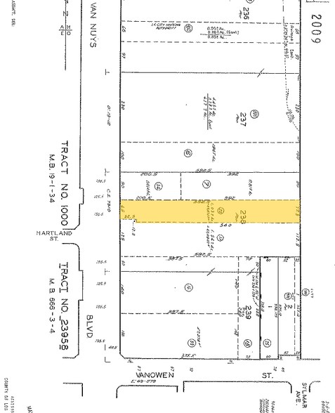 6850 Van Nuys Blvd, Van Nuys, CA for rent - Plat Map - Image 2 of 2