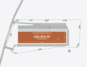 1150 Pleasant Ridge Rd, Greensboro, NC to rent Site Plan- Image 2 of 5