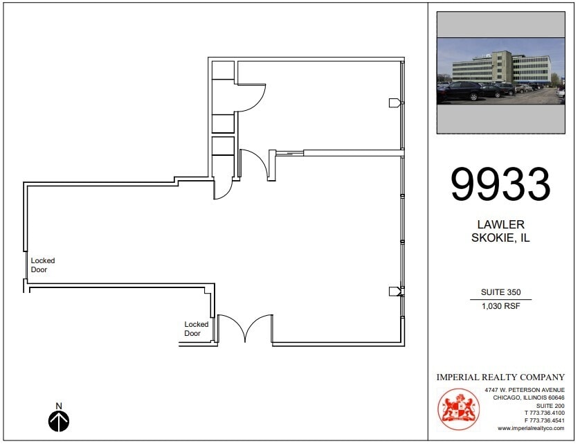 9933 Lawler Ave, Skokie, IL for rent Floor Plan- Image 1 of 4