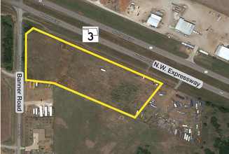 NW Expressway & Banner Rd, Yukon, OK for sale Aerial- Image 1 of 1