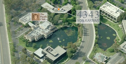 4343 Von Karman Ave, Newport Beach, CA - AERIAL  map view