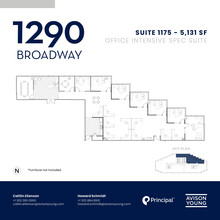 1290 Broadway, Denver, CO for rent Floor Plan- Image 1 of 2