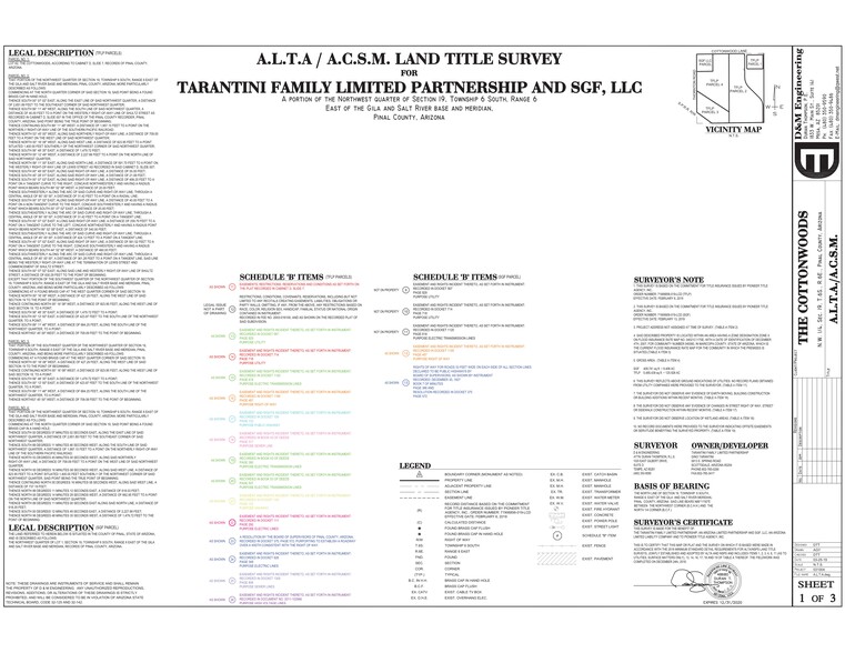 Cottonwood Ln, Casa Grande, AZ for sale - Site Plan - Image 2 of 2