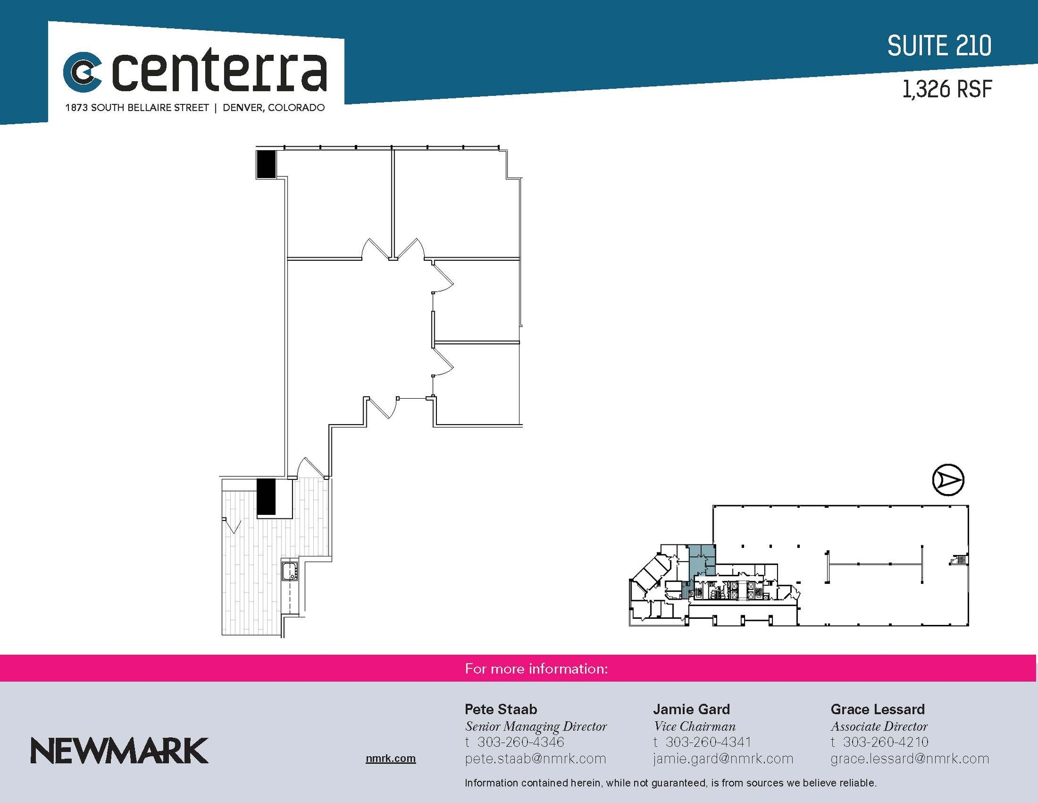 1873 S Bellaire St, Denver, CO to rent Floor Plan- Image 1 of 1