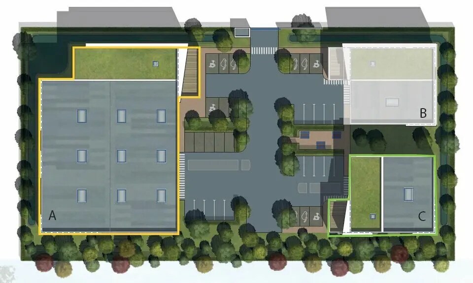 Light Industrial in Bondoufle for sale - Site Plan - Image 2 of 4