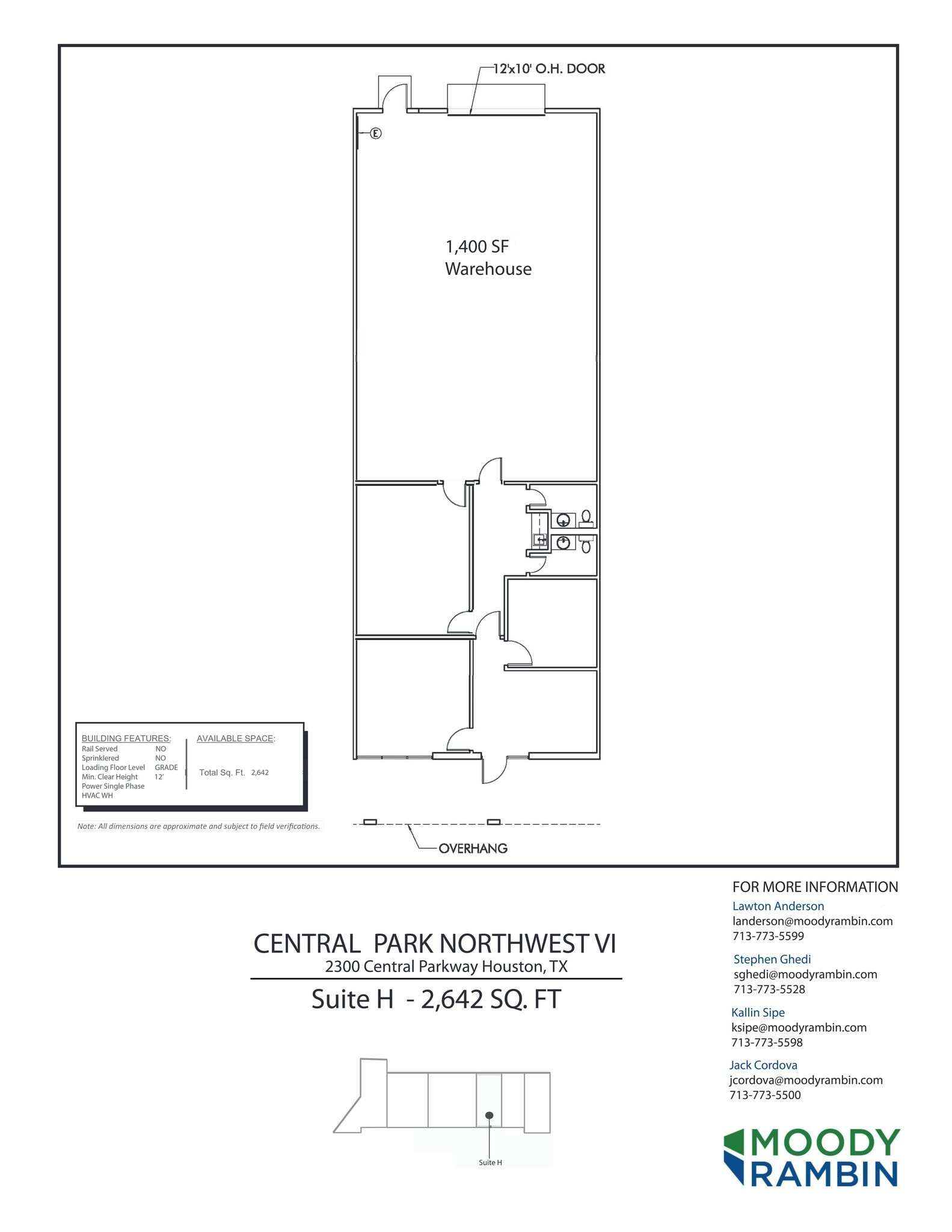 2501 Central Pky, Houston, TX to rent Site Plan- Image 1 of 1