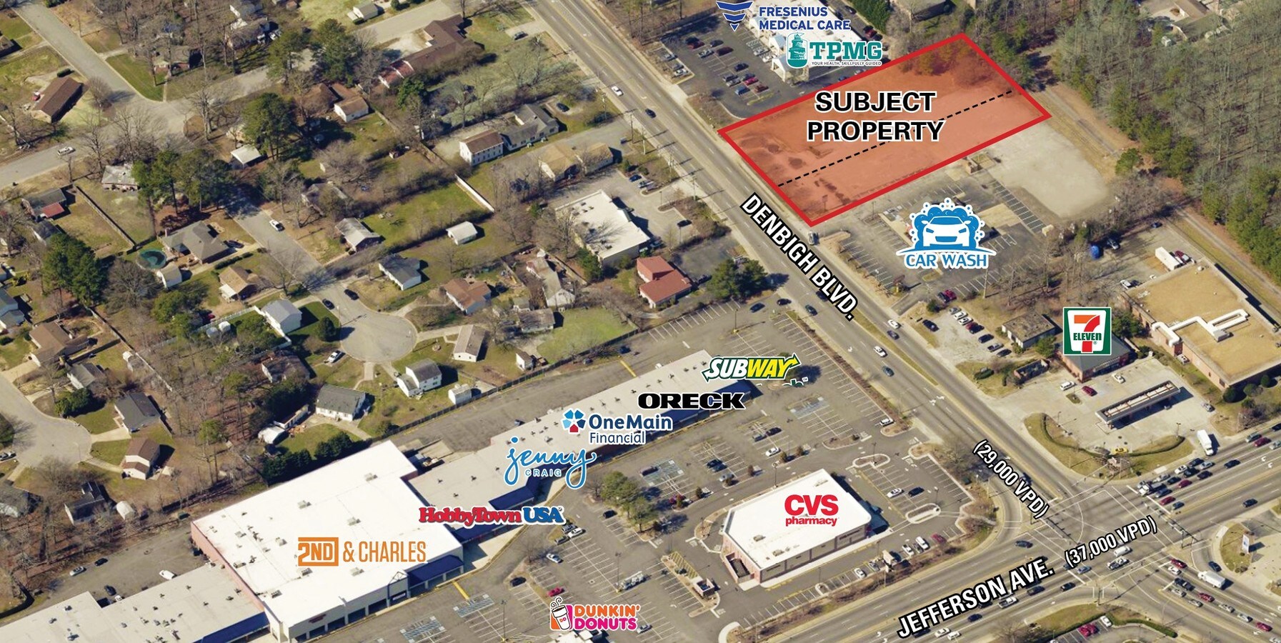 555 Denbigh Blvd, Newport News 23608 Land for Sale