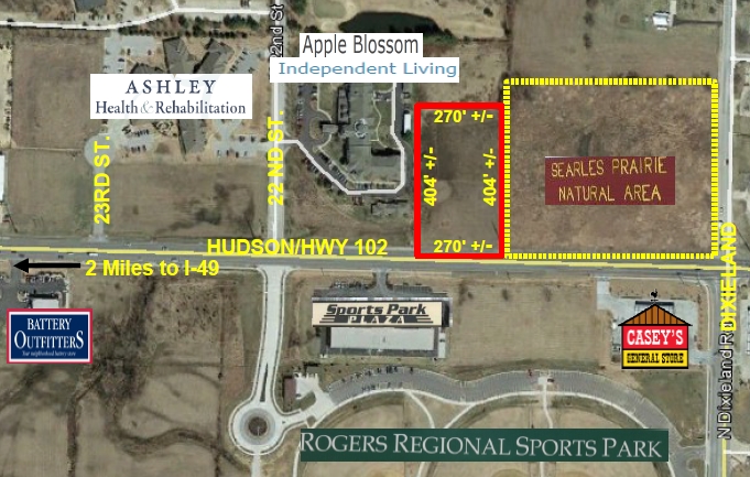 Hudson Rd, Rogers, AR for sale - Primary Photo - Image 1 of 1