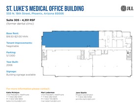 555 N 18th St, Phoenix, AZ for rent Site Plan- Image 1 of 1