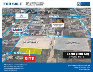 More details for Cor Ave M8 8th St W, Palmdale, CA - Land for Sale