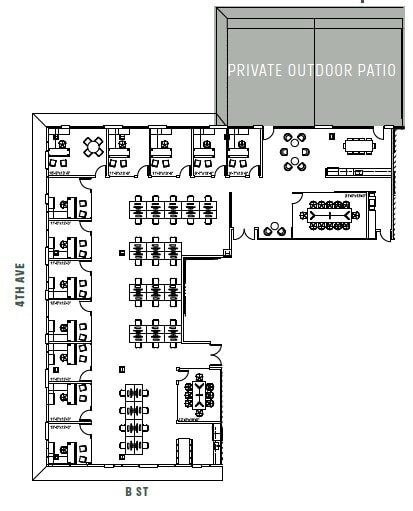 450 B St, San Diego, CA to rent Floor Plan- Image 1 of 2
