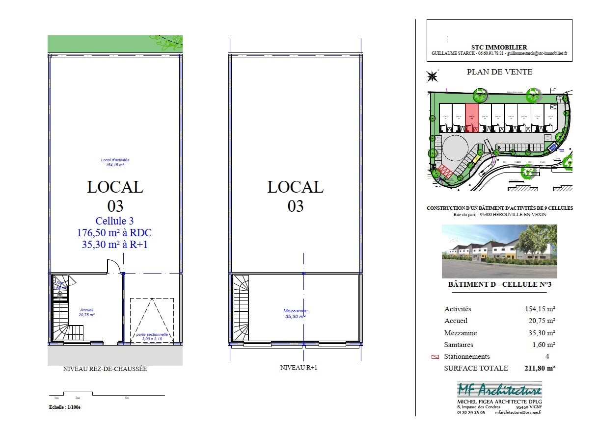 3 Rue Du Parc, Hérouville-en-Vexin, VDO 95300 - Unit 3 -  - Floor Plan - Image 1 of 1
