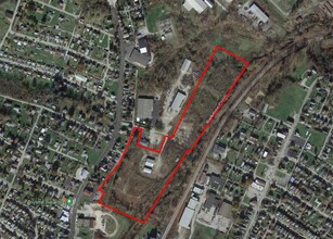 115 Richmond St, Uniontown, PA - aerial  map view