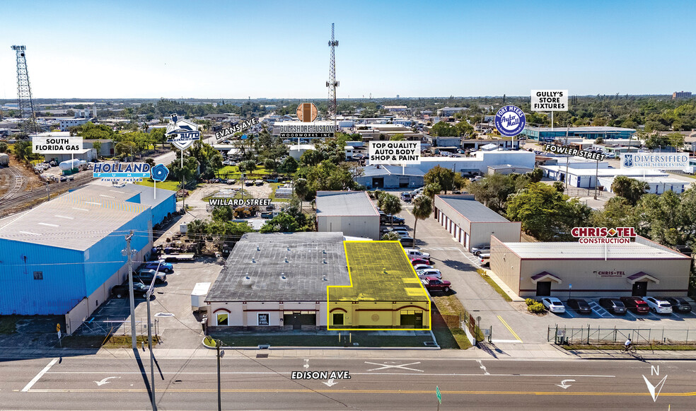 2548 Edison Ave, Fort Myers, FL for rent - Aerial - Image 2 of 8