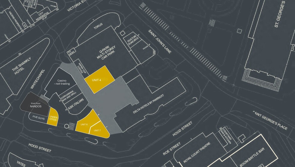 6-7 Queen Sq, Liverpool to rent - Site Plan - Image 2 of 2