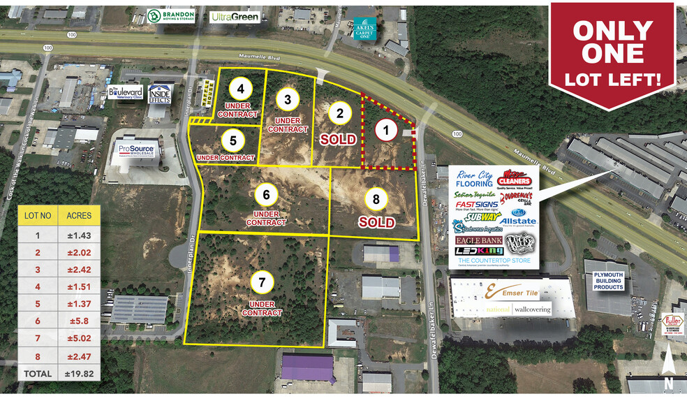 Maumelle Blvd, Maumelle, AR for sale - Site Plan - Image 1 of 3