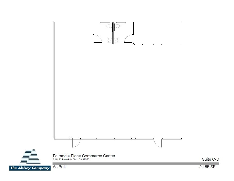 2111-2361 E Palmdale Blvd, Palmdale, CA to rent Floor Plan- Image 1 of 1