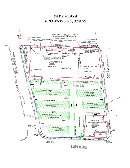 1414 Austin Ave, Brownwood, TX for rent - Site Plan - Image 2 of 2