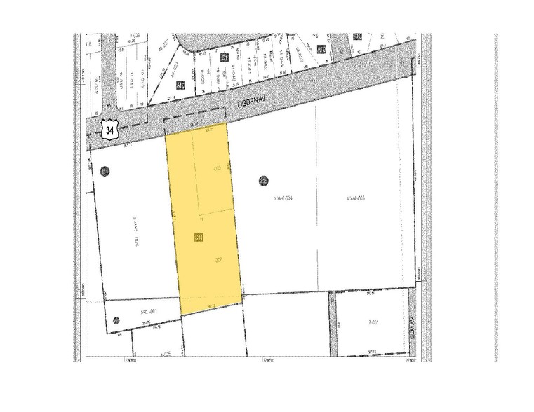 809-815 Ogden Ave, Lisle, IL for sale - Plat Map - Image 2 of 5