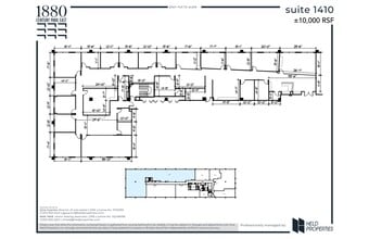 1880 Century Park E, Los Angeles, CA to rent Site Plan- Image 2 of 2
