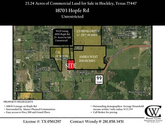 More details for 18703 Hopfe Rd, Hockley, TX - Land for Sale