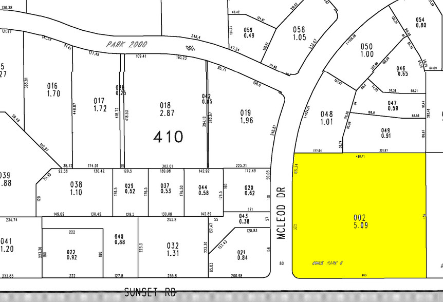 2700 E Sunset Rd, Las Vegas, NV for rent - Plat Map - Image 2 of 3