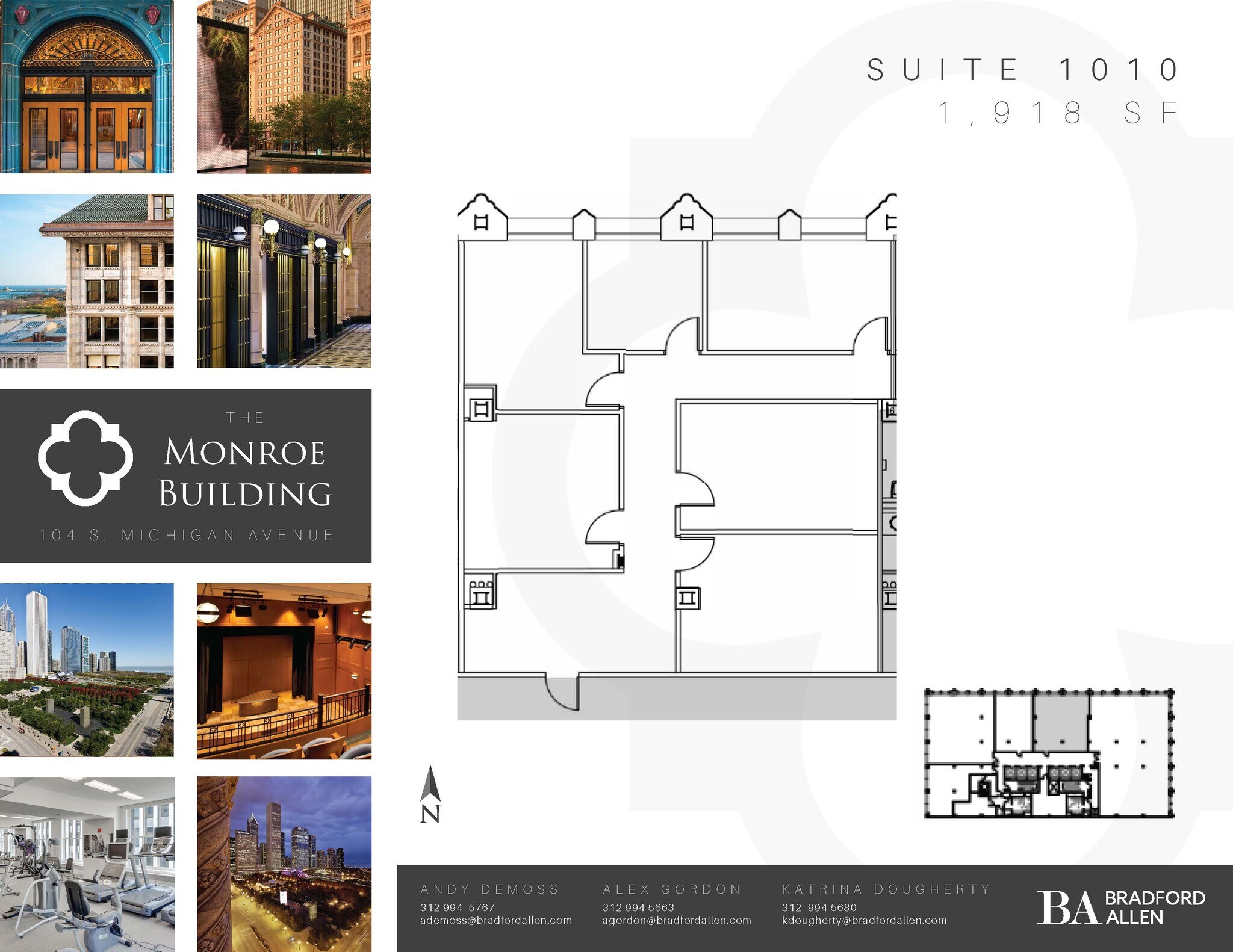 104 S Michigan Ave, Chicago, IL to rent Floor Plan- Image 1 of 3